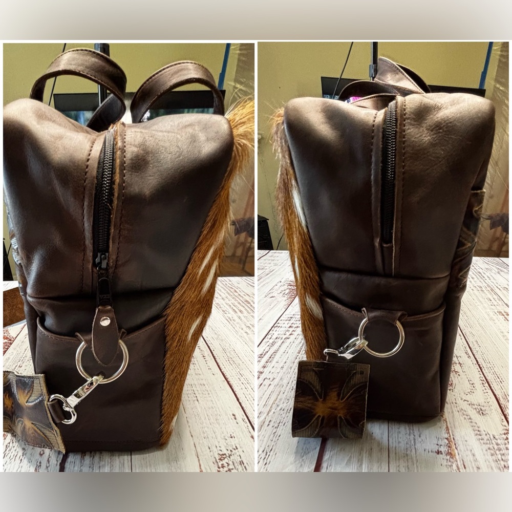 Crimson Willow Axis Hide Bag - Picture 9 of 10